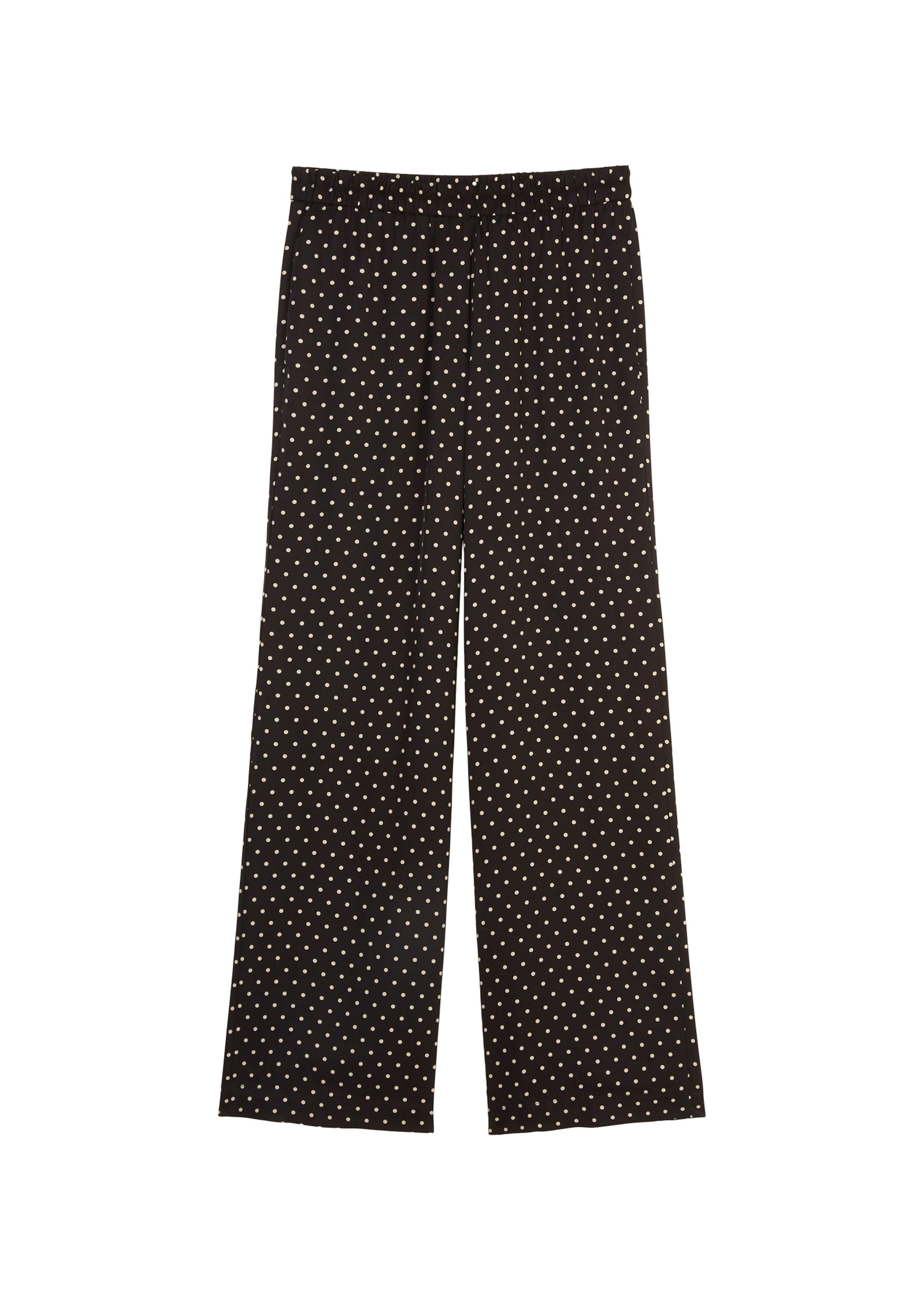 Marc O'Polo Loose fit Pants in Black: front