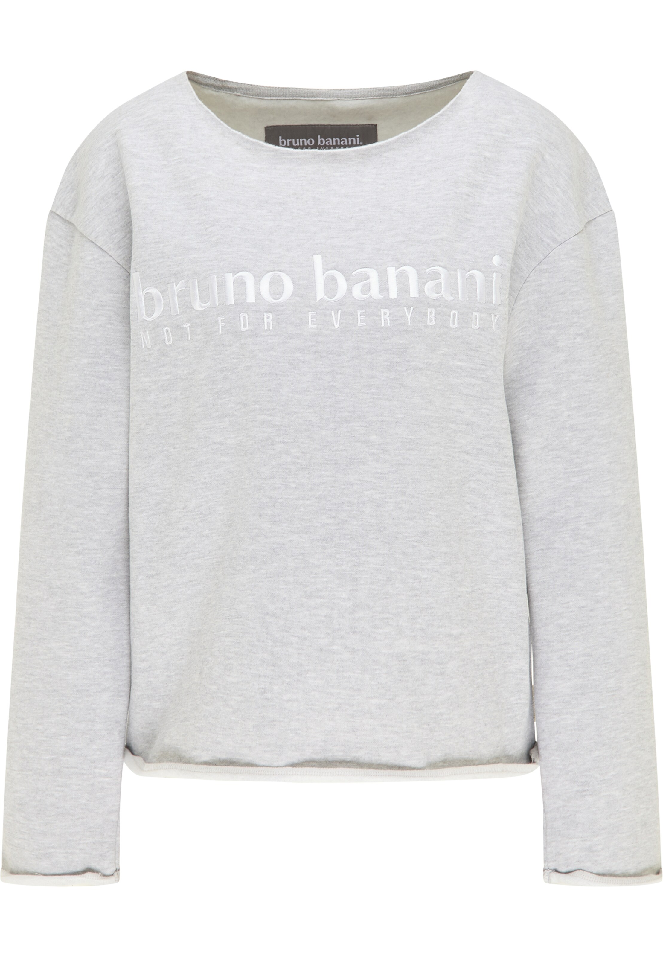 Bruno Banani Sweatshirt 'Price' in Grau: Vorderseite