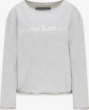 BRUNO BANANI Sweatshirt 'Price' in Grey: front