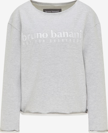Bruno Banani Sweatshirt 'Price' in Grey: front