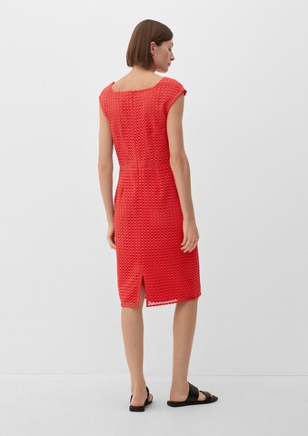 s.Oliver BLACK LABEL Jurk in Rood