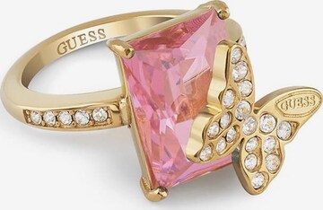 GUESS Ring 'Chrysalis' in Pink: front