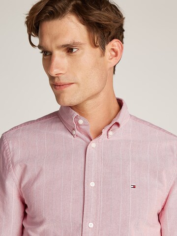 TOMMY HILFIGER Regular fit Overhemd 'Heritage' in Roze