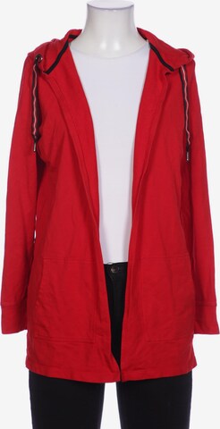 COMMA Sweatshirt & Zip-Up Hoodie in S in Red: front