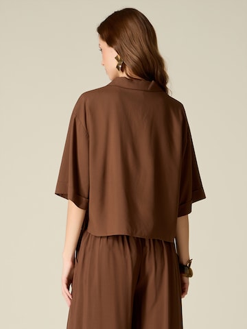 oltre Bluse‌‌‌ in Braun