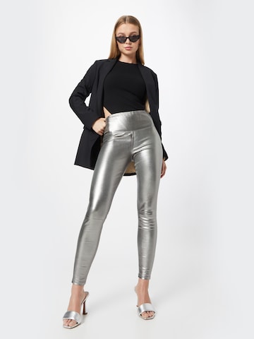 AllSaints Skinny Leggings 'CORA' i sølv