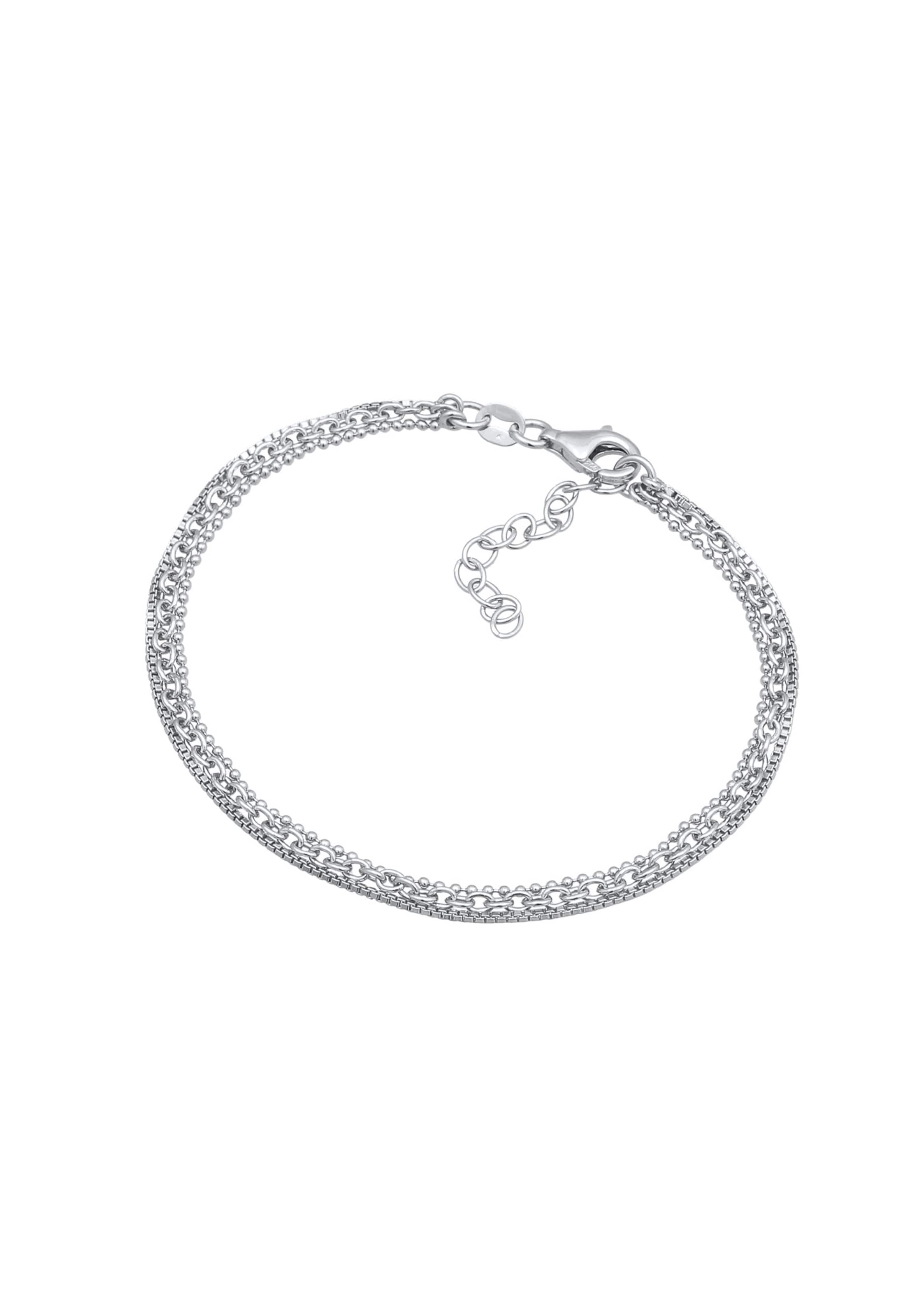 ELLI Armband 'Layer' in Silber