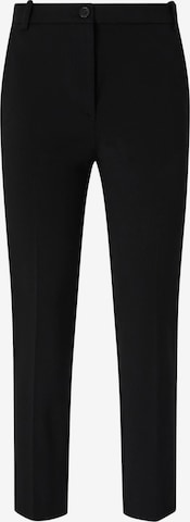 regular Pantaloni 'PINKO BELLO PANTALONE PUNTO STOFFA CON BOTTONE ESTERNO PANTALONE' di PINKO in nero: frontale