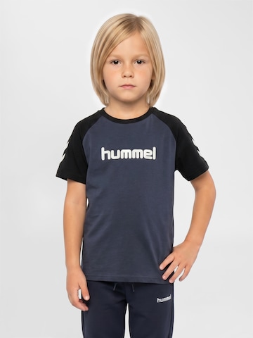 Maglia funzionale di Hummel in blu: frontale