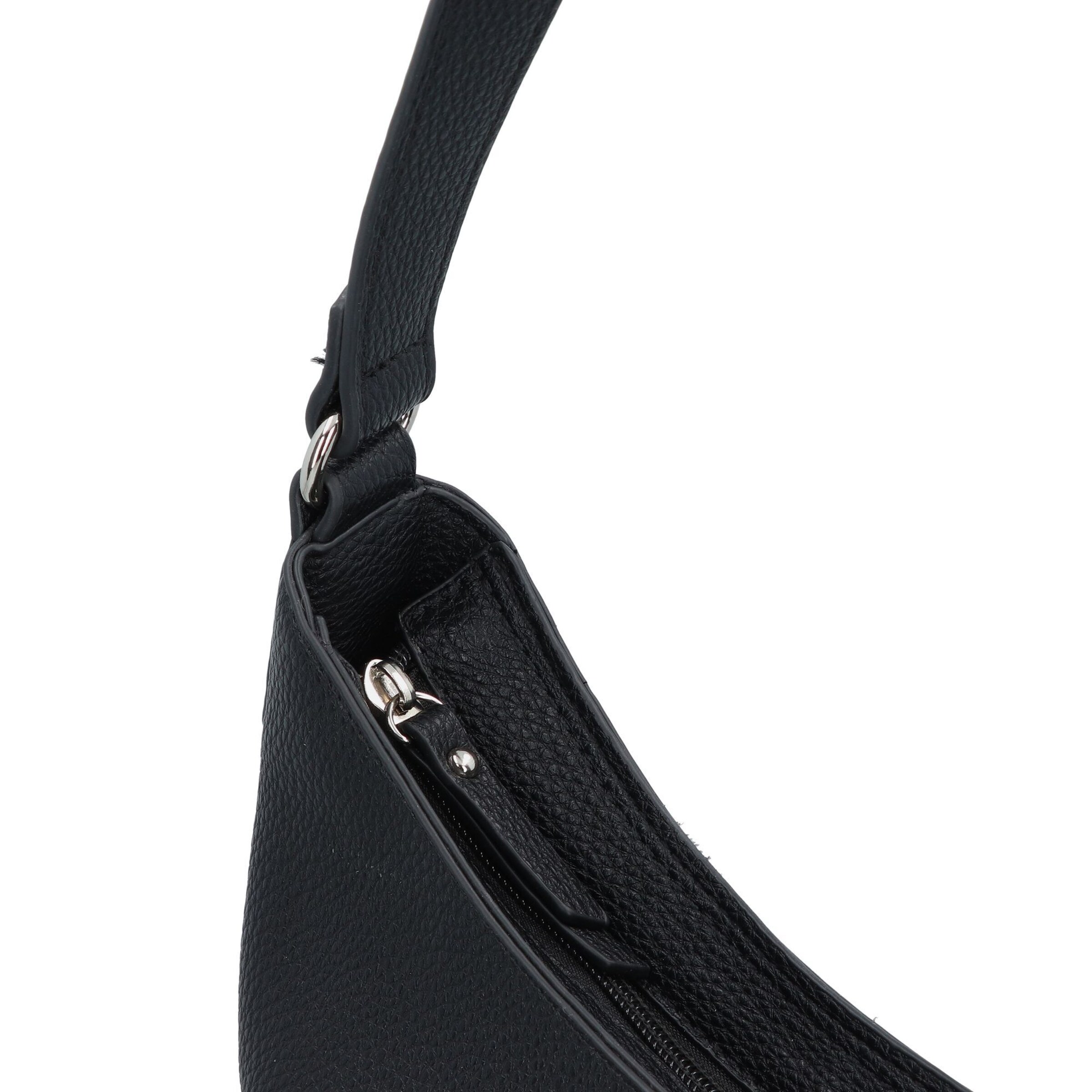 TOM TAILOR Schultertasche 'Jema' in Schwarz