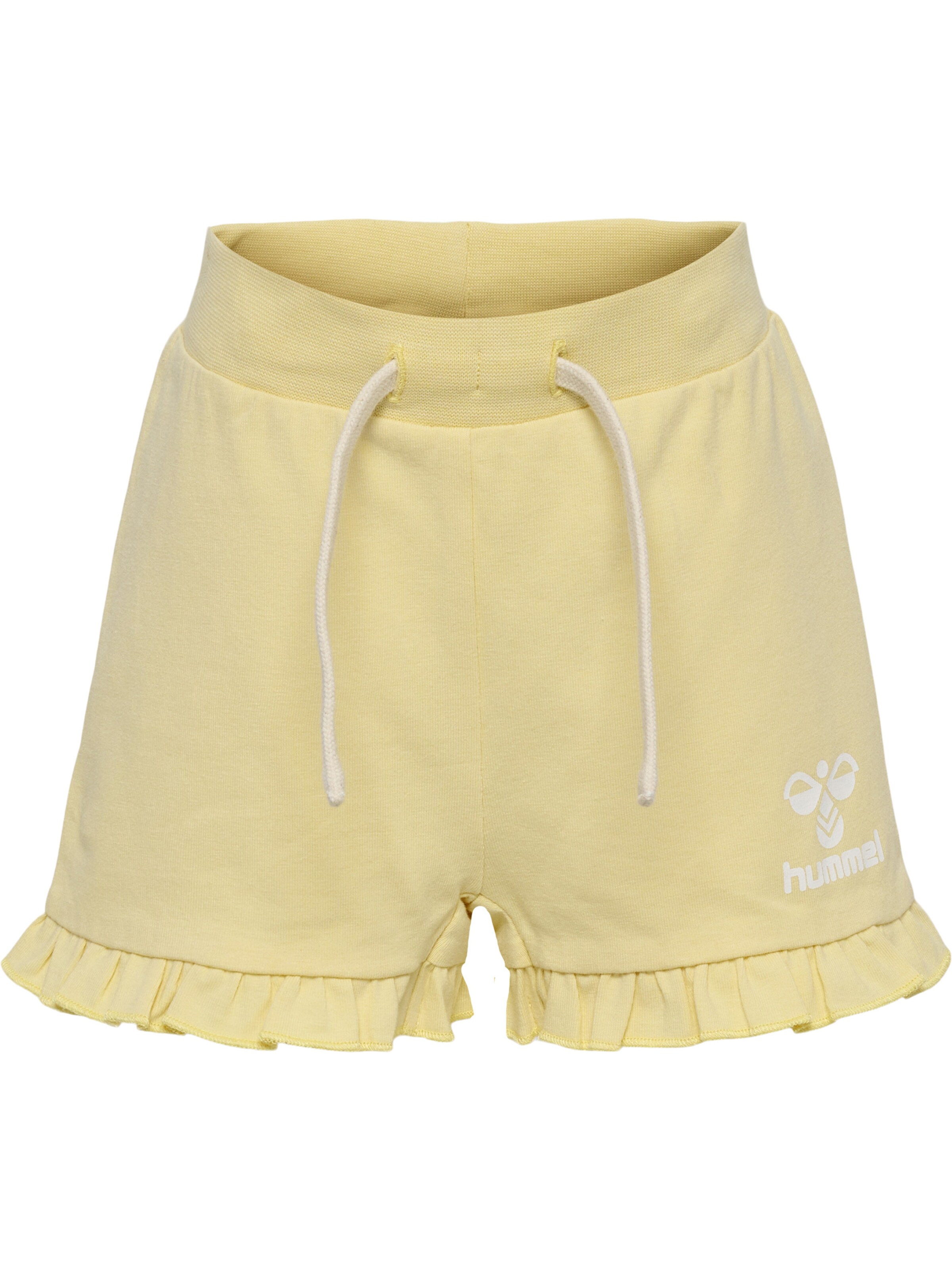 Hummel Regular Trousers in Yellow: front