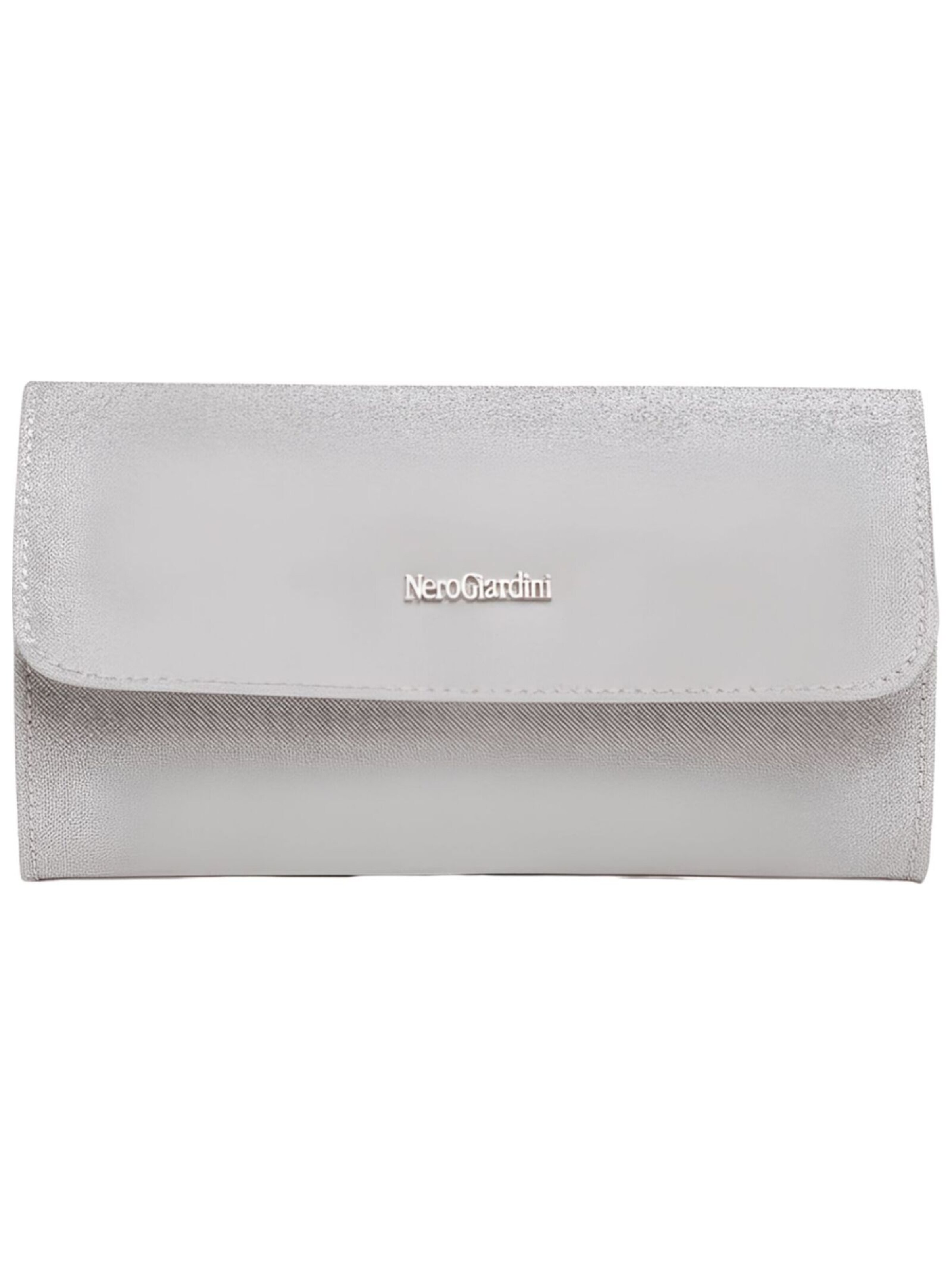 Pochette Nero Giardini en gris : devant