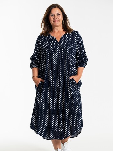 Robe 'Alice' GOZZIP en bleu : devant