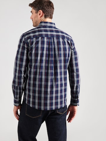 MUSTANG Regular fit Риза 'Chester' в синьо