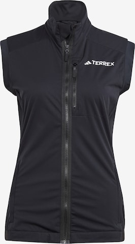 Gilet de sport 'Terrex Xperior' ADIDAS TERREX en noir : devant