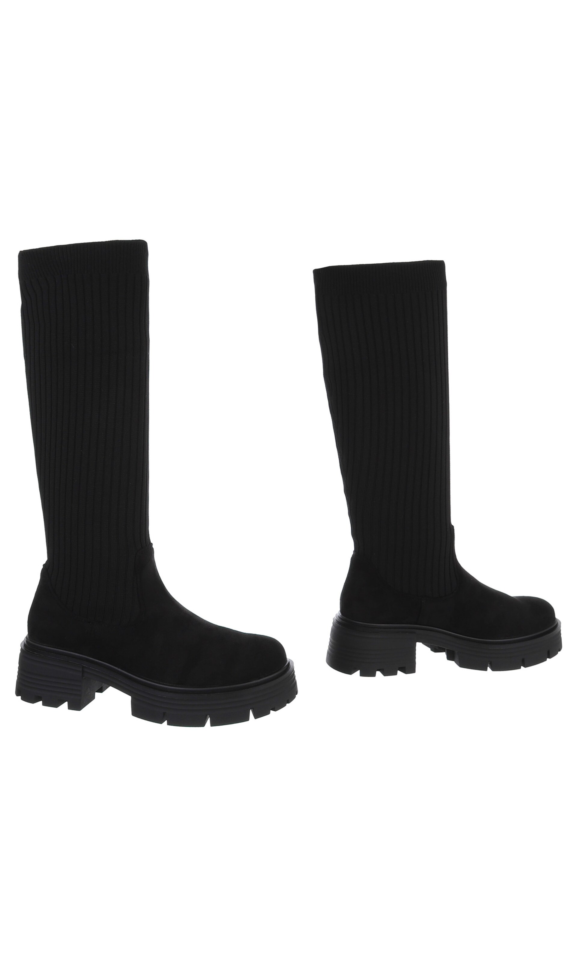 Ital-Design Boots ' Plateaustiefel ' in Black