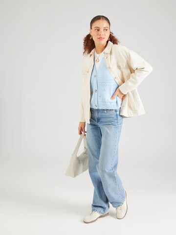 VILA Knit cardigan 'VIRil' in Blue