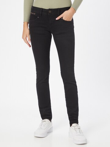 Herrlicher Skinny Jeans 'Piper' i svart: framsida