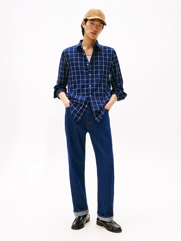 TOMMY HILFIGER Regular Fit Hemd in Blau
