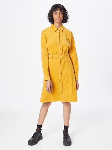 NÜMPH Košilové šaty 'AURYA' – žlutá: přední strana