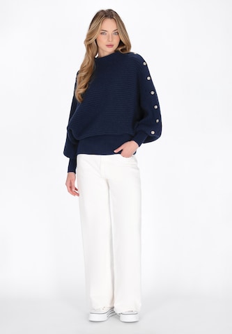 Pull-over DreiMaster Maritim en bleu