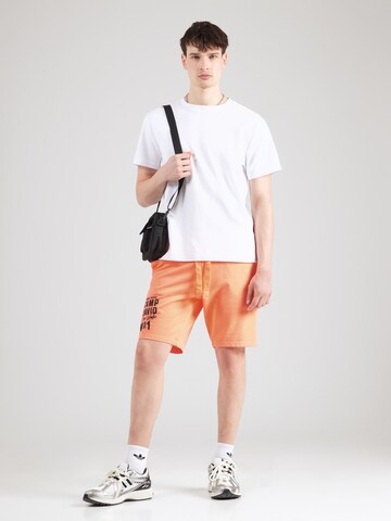 CAMP DAVID Loose fit Pants in Orange