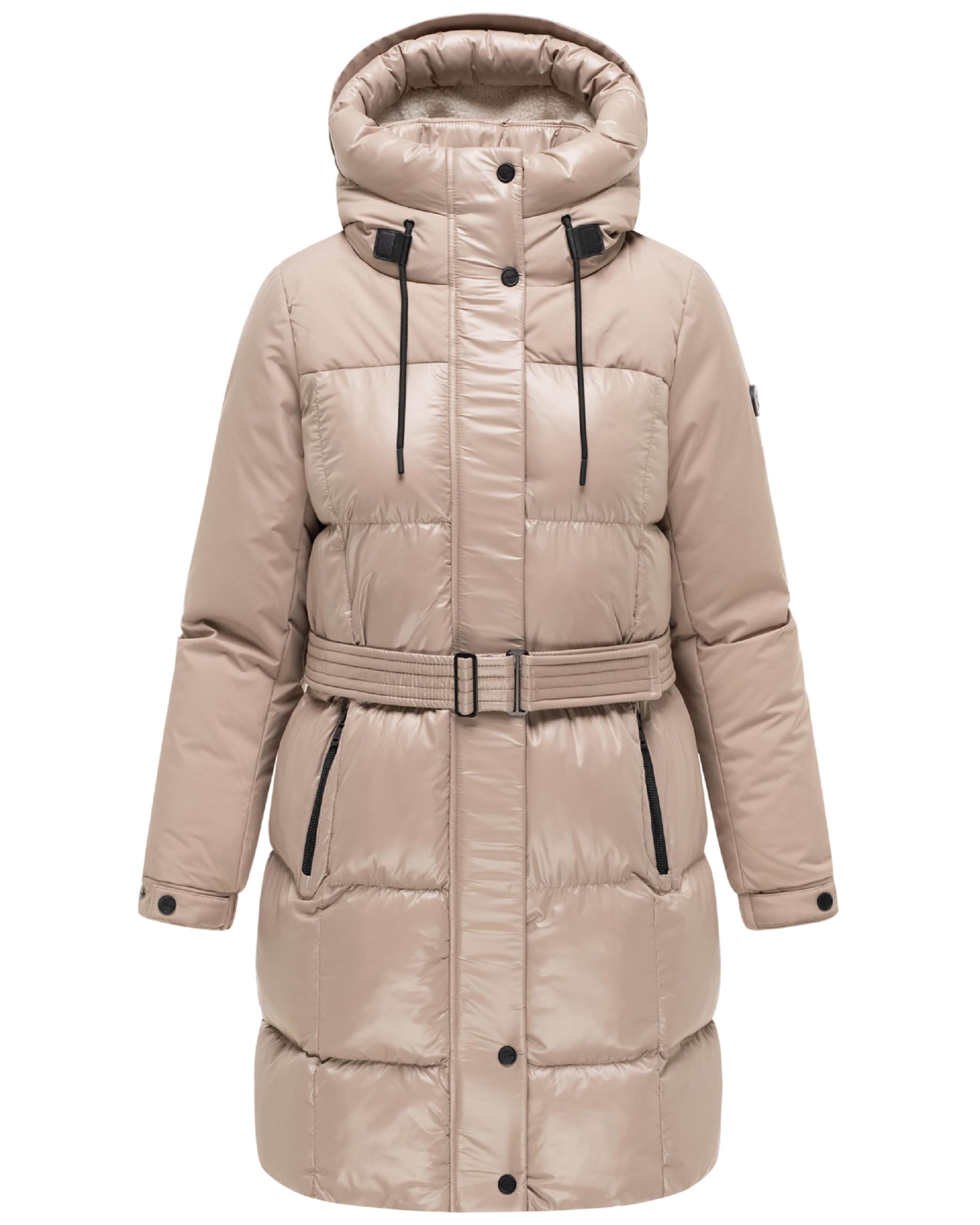 NAVAHOO Wintermantel in XS in de kleur Beige, Productweergave