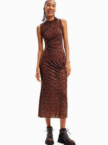 Robe 'FLOCK' Desigual en marron : devant