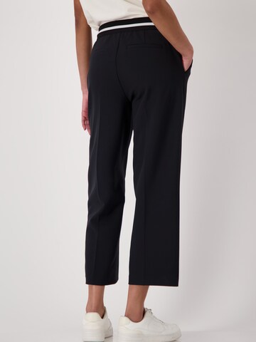 Loosefit Pantaloni con piega frontale di monari in nero