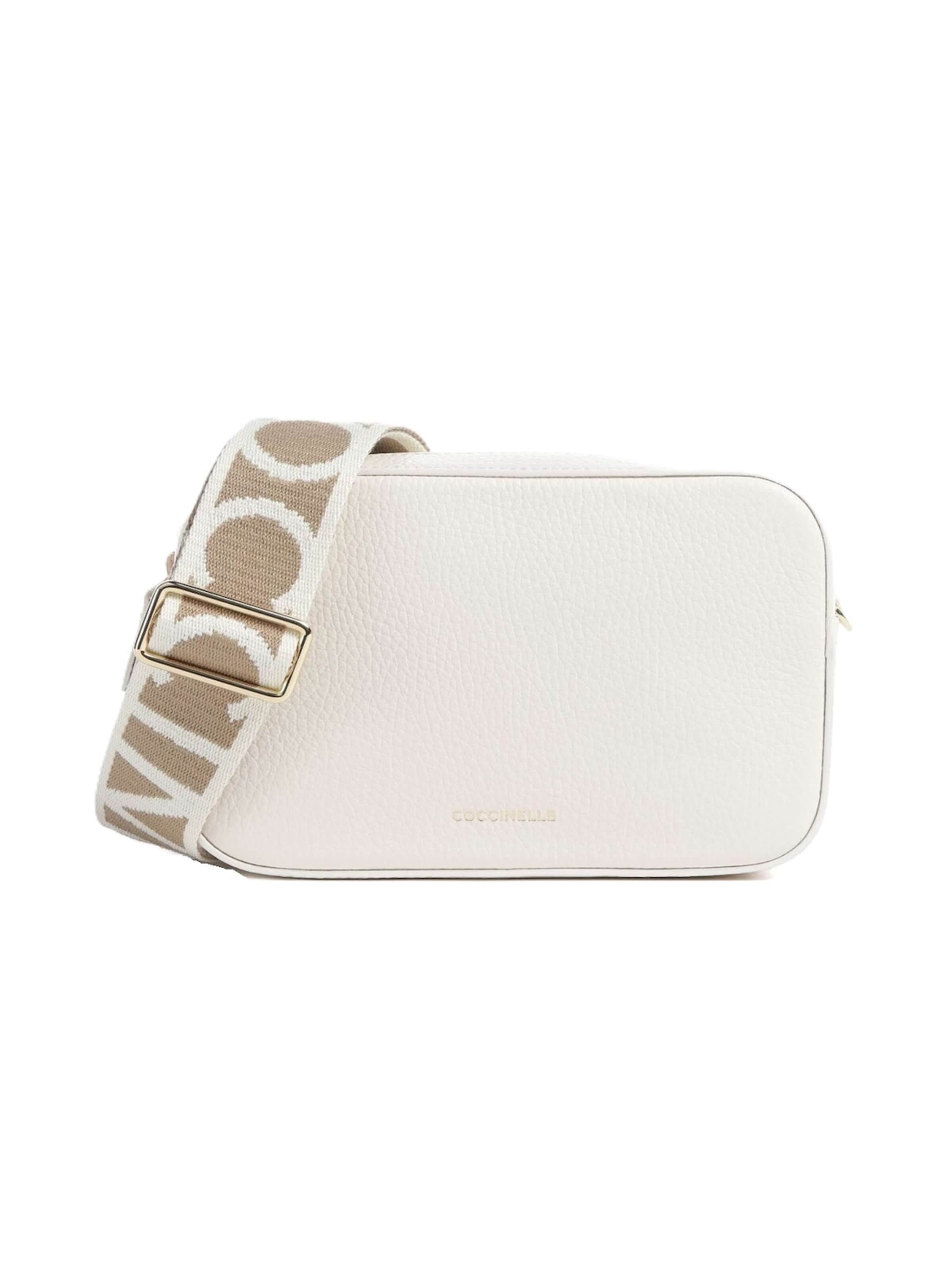 Coccinelle Skuldertaske 'Tebe' i beige: forside