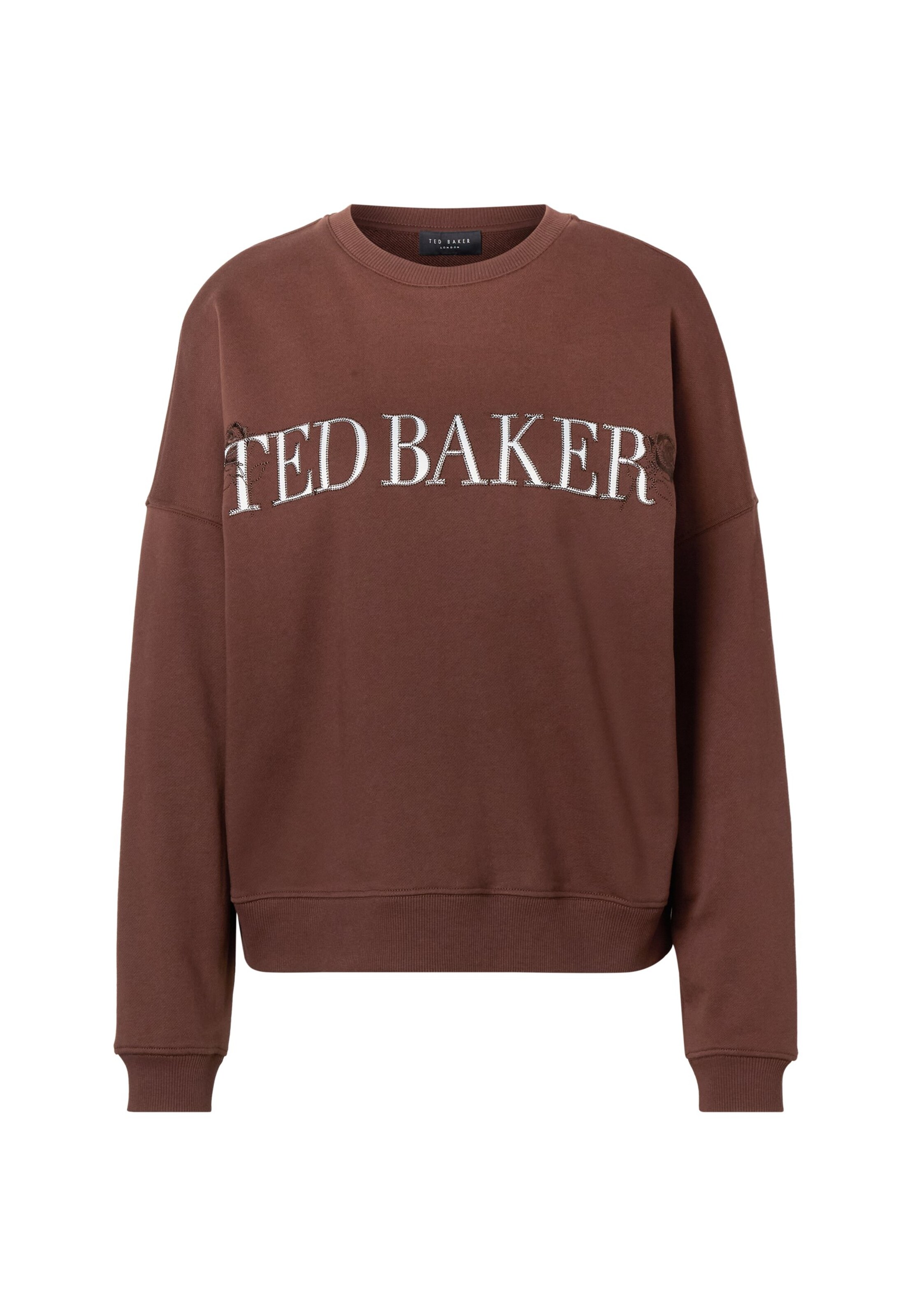 Sweat-shirt 'MEEIAA' Ted Baker en marron : devant