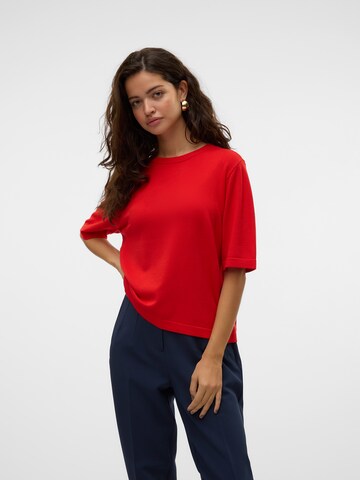 VERO MODA Sweater 'VMSilje' in Red: front
