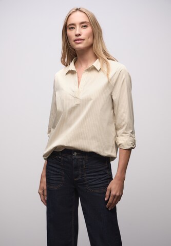 STREET ONE Blouse in Beige: front