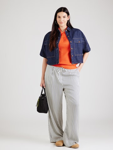 Pullover di Tommy Hilfiger Curve in arancione