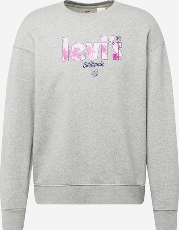 LEVI'S ® Sweatshirt 'Relaxd Graphic Crew' in Grey: front