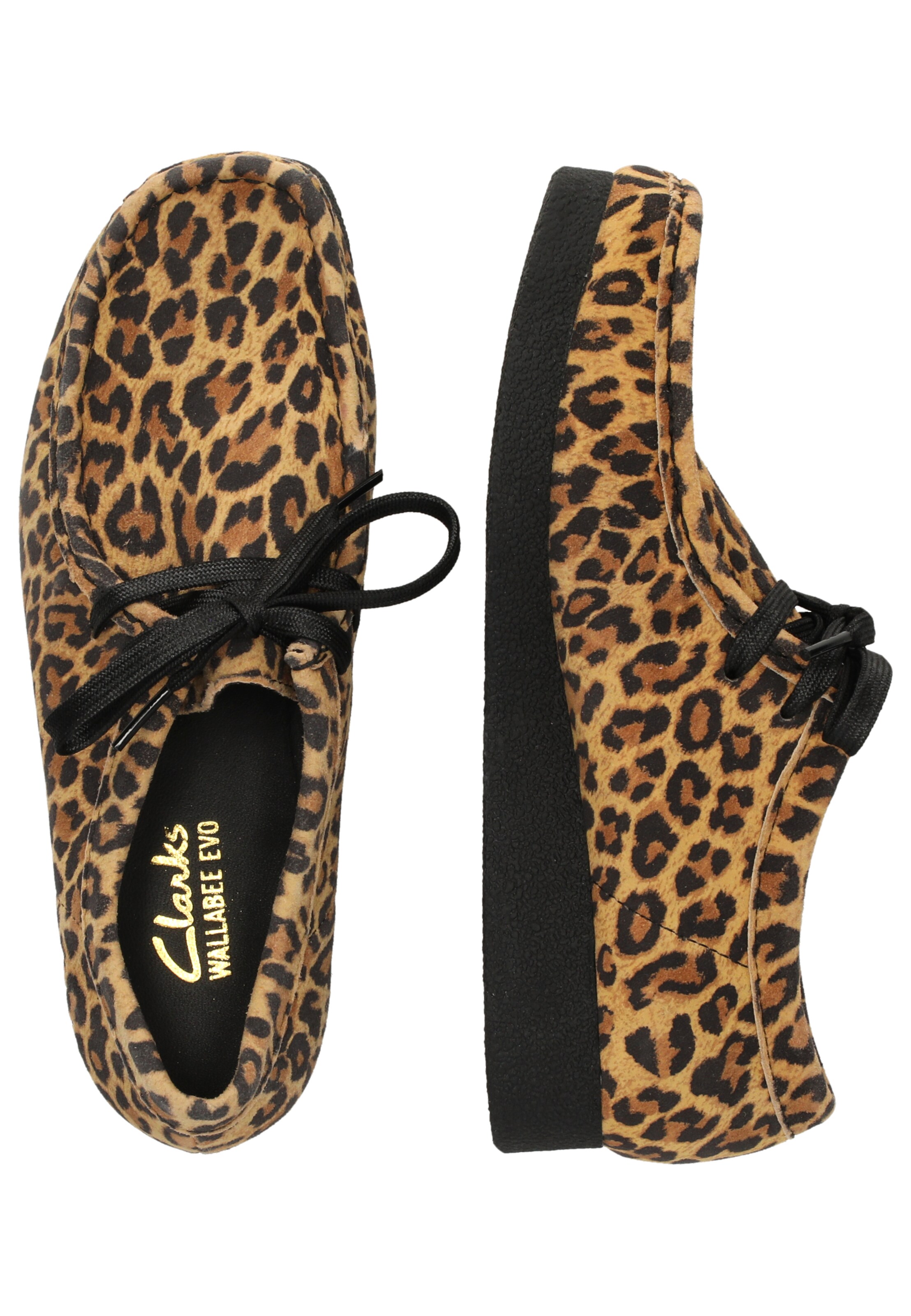 CLARKS Lace-up shoe 'Wallabee EVO' in Brown