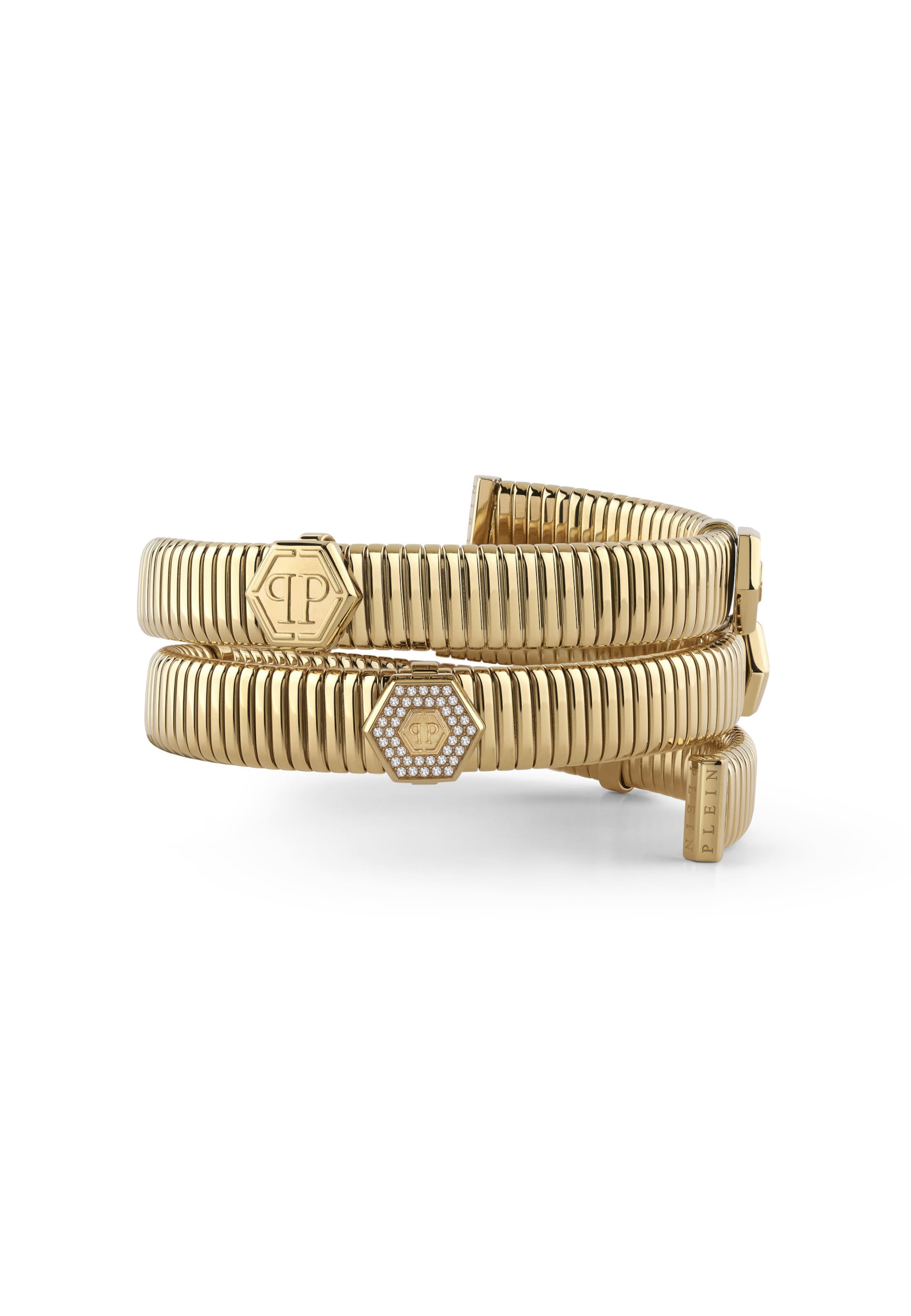 Braccialetto 'CRUCIFIX' di Philipp Plein Jewellery in oro: frontale
