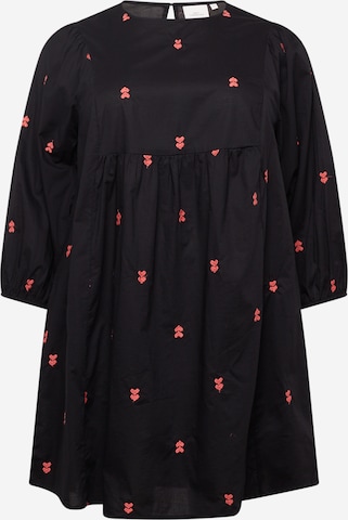 Robe 'LOLOU' ONLY Carmakoma en noir : devant