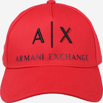 Șapcă de la ARMANI EXCHANGE pe roșu