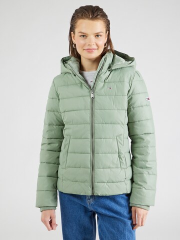 Tommy Jeans Jacke in Grün: Vorderseite