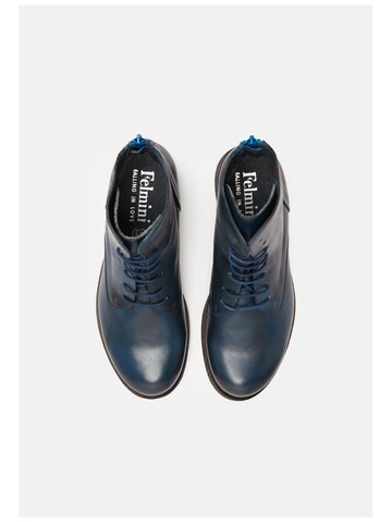 FELMINI Lace-Up Ankle Boots in Blue