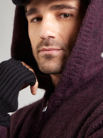 WEEKDAY Вязаная кофта в Красный