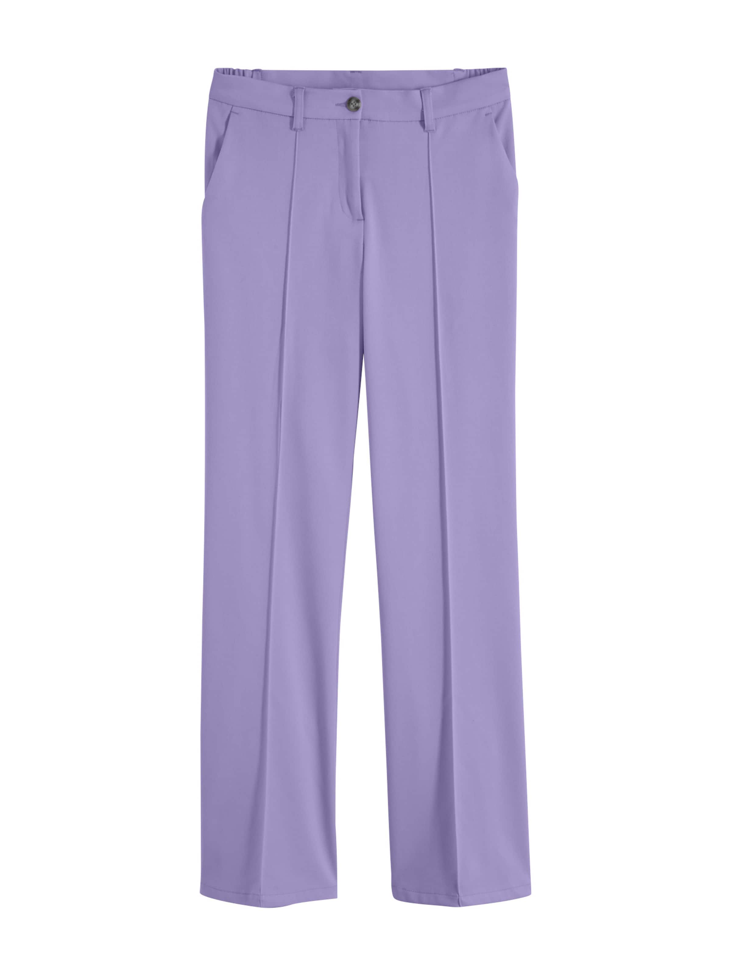 bonprix Regular Pantalon in Lila: voorkant