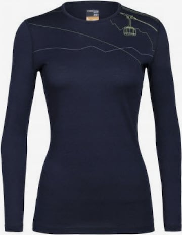 ICEBREAKER Shirt ' Wmns 200 Oasis LS Crewe Skyw ' in Blau: predná strana