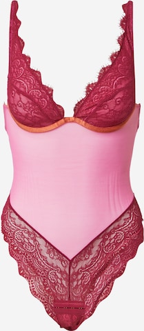 Dora Larsen Body 'KIRAN' in Roze: voorkant