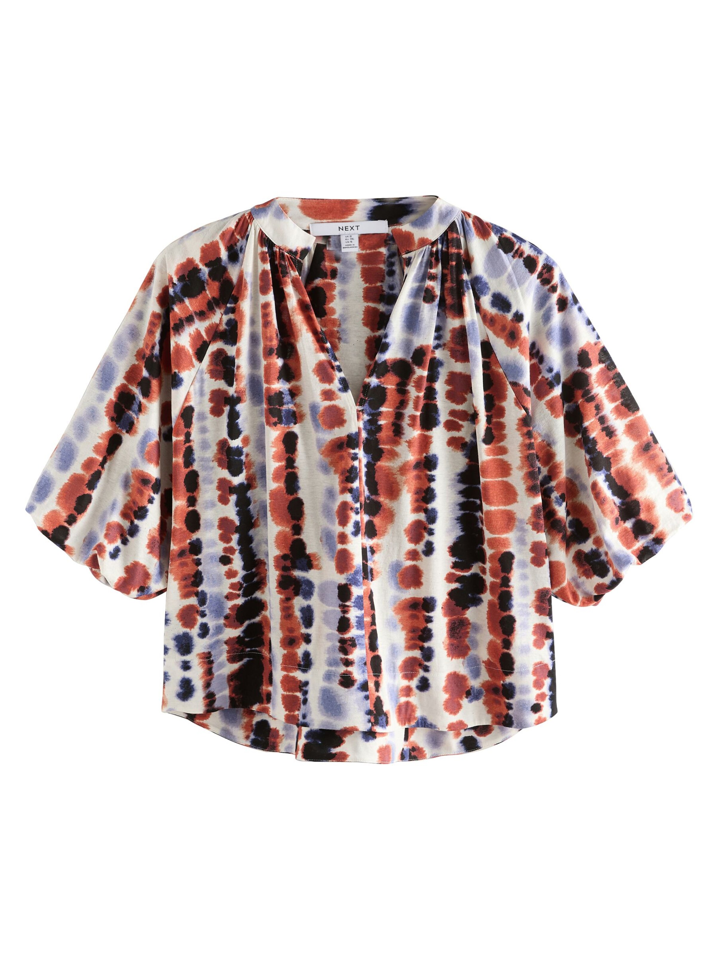 Next Блузка в Коричневый: спереди