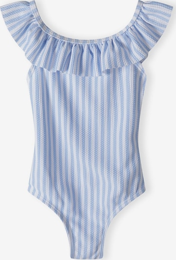 MINOTI Traje de baño en azul / blanco, Vista del producto