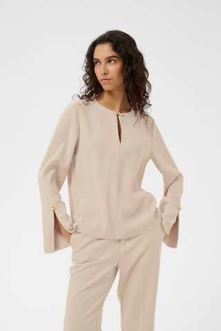 InWear Blouse 'CELIAH' in Beige: voorkant