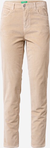 UNITED COLORS OF BENETTON Slimfit Spodnie w kolorze beżowy: przód