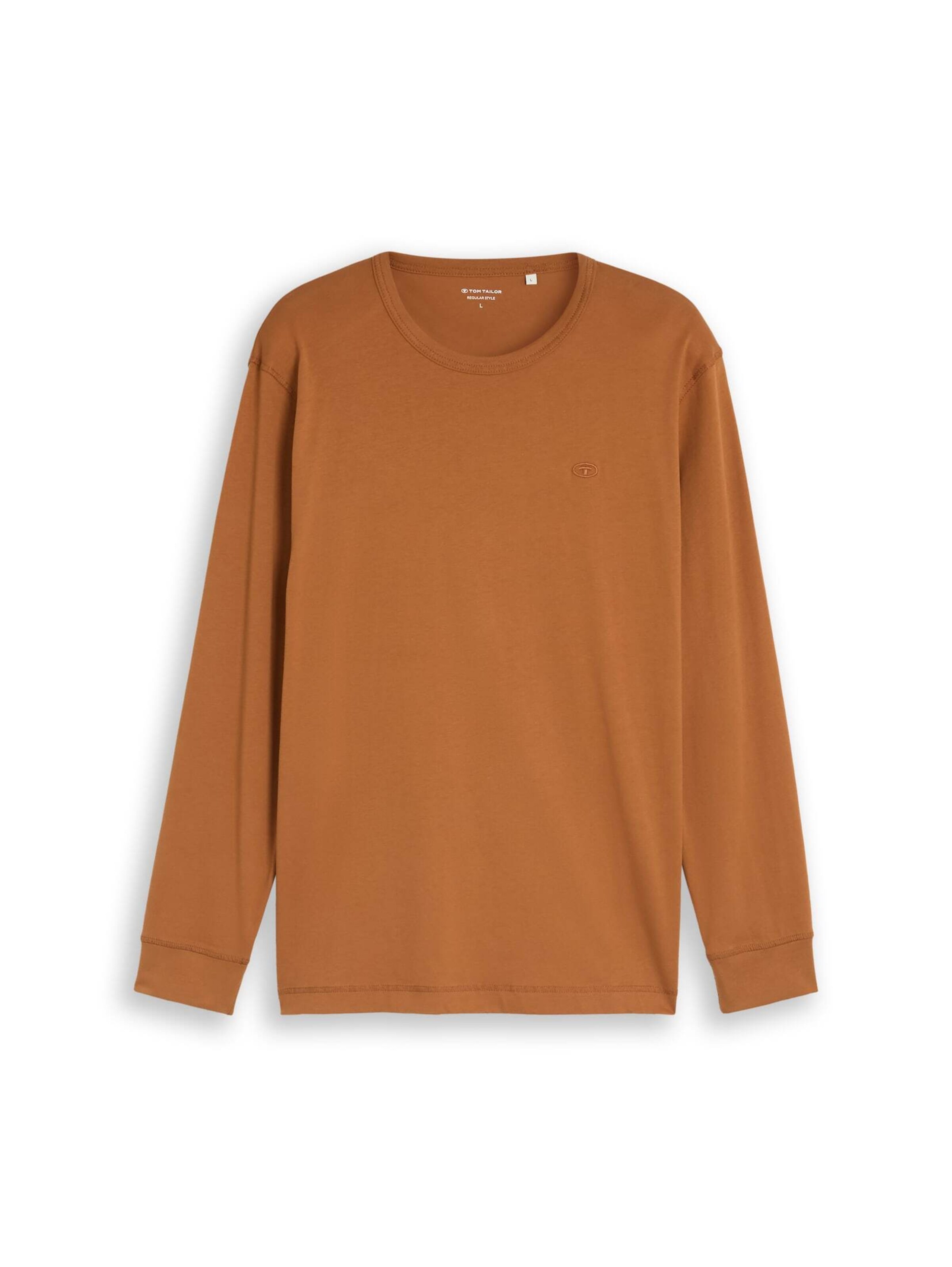 TOM TAILOR Shirt in Braun: Vorderseite